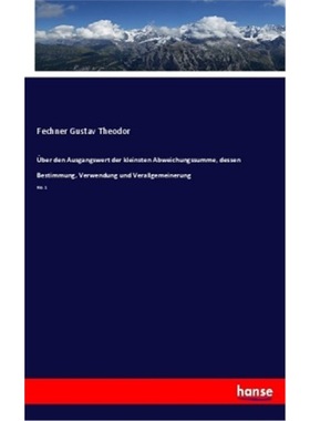 预订【德语】uber den Ausgangswert der kleinsten Abweichungssumme, dessen Bestimmung, Verwend[9783337022273]