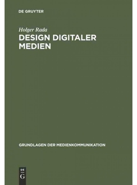 按需印刷DEG Design digitaler Medien[9783484371149]