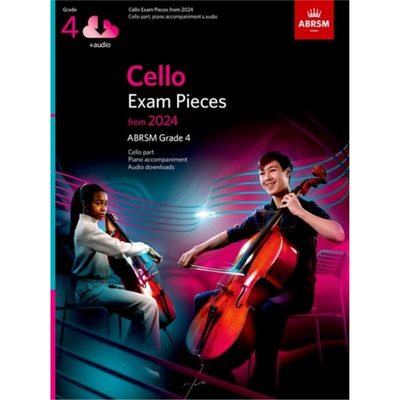 预订 音乐Cello Exam Pieces from 2024, ABRSM Grade 4, Ce
