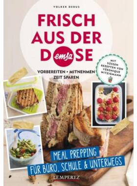 预订不退不换德语 Frisch aus der EMSA-Dose (Set aus Buch + Dose):Meal Prepping für Büro und