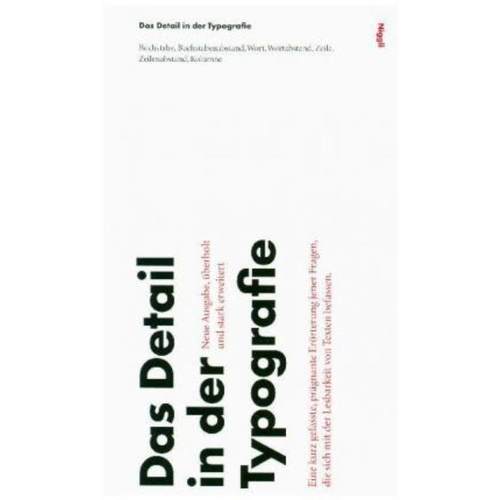 预订【德语】 Das Detail in der Typografie:Buchstabe, Buchstabenabstand, Wort, Wortabstand, Zeile, Zeilenabstand, Kolumne