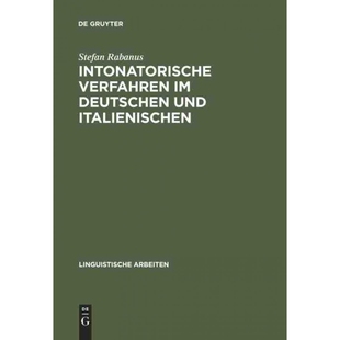 按需印刷不退不换DEG Intonatorische Verfahren im Deutschen und Italienischen[9783484304390]