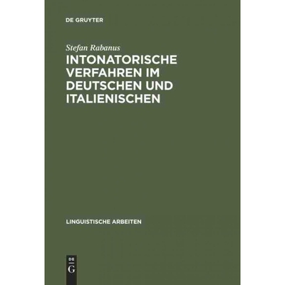 按需印刷不退不换DEG Intonatorische Verfahren im Deutschen und Italienischen[9783484304390]