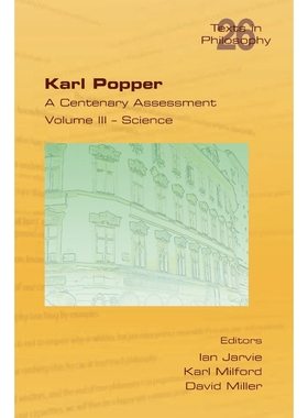 按需印刷Karl Popper. A Centenary Assessment. Volume III - Science[9781848901926]