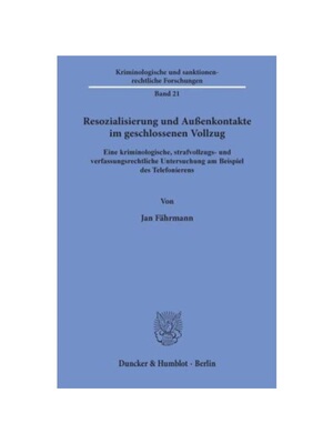 预订不退不换德语Resozialisierung und Au?enkontakte im geschlossenen Vollzug:Eine kriminologische, strafvollzugs- und ver