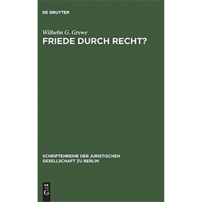 预订【德语】 Friede durch Recht?:Vortrag gehalten vor