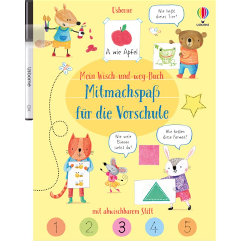 预订不退不换德语 Mein Wisch-und-weg-Buch: Mitmachspaß für die Vorschule[9781789414844]