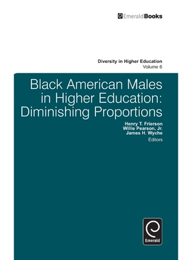 按需印刷不退不换Black American Males in Higher Education[9781848558984]