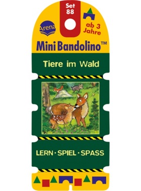 预订【德语】Mini Bandolino Set 88. Tiere im Wald[9783401718385]