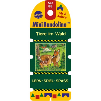 预订【德语】Mini Bandolino Set 88. Tiere im Wald[9783401718385]