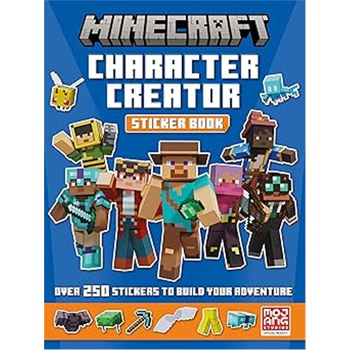 现货MINECRAFT CHARACTER CREATOR STICKER BOOK [not-RU, not-BY][9780008615529] 我的世界