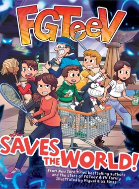 现货FGTeeV Saves the World! (Fgteev, 2) [9780063042629]
