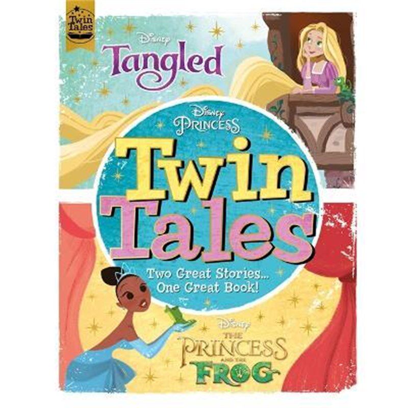 预订不退不换Disney Princess: Twin Tales: Tangled / The Princess & The Frog