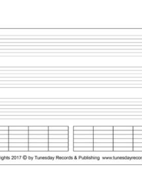 预订【德语】 Tabulatur- & Diagramm-Block für 7-Saiter-Gitarren im Pocketformat:
