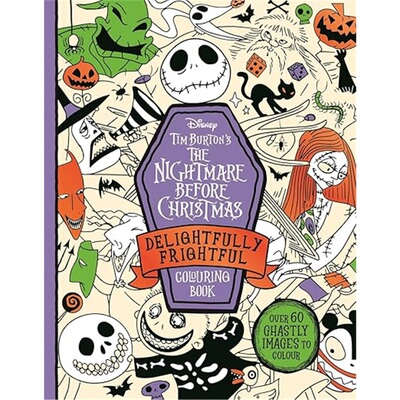 现货The Nightmare Before Christmas Delightfully Frightful Colouring Book[9781835870716]