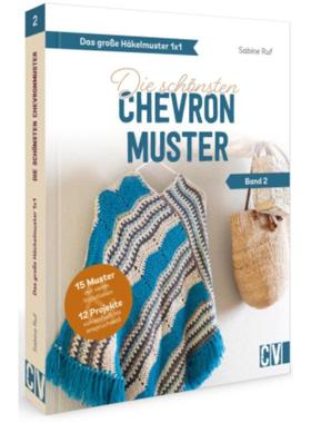 预订【德语】 Das große Häkelmuster 1x1 - Die schönsten Chevronmuster Band 2: