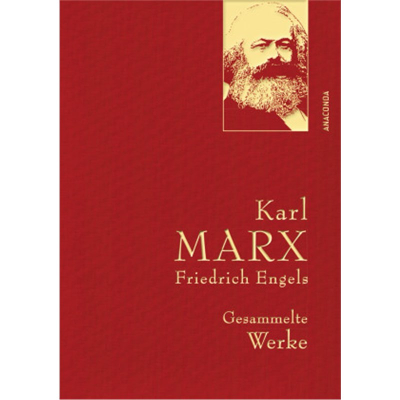 预订【德语】Karl Marx/Friedrich Engels, Gesammelte Werke:Gebunden in feinem Leinen mit gold-封面