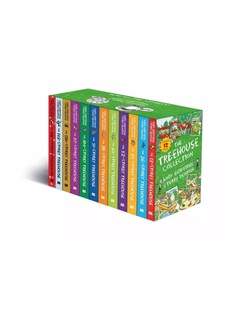 现货 小屁孩树屋历险记1-12册盒装 套装 The Treehouse Collection 疯狂树屋历险记 6-12岁 英文原版 外文书店