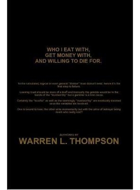 按需印刷Who I Eat With, Get Money With, and Willing to Die For.[9781365950636]