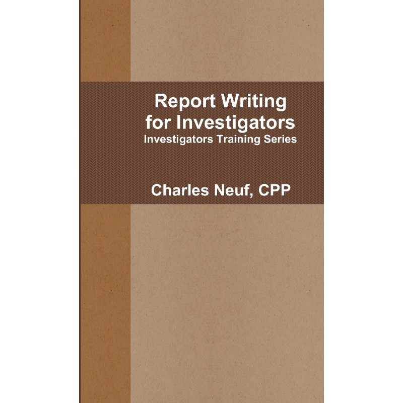 按需印刷不退不换Report Writing for Investigators[9781257647309]