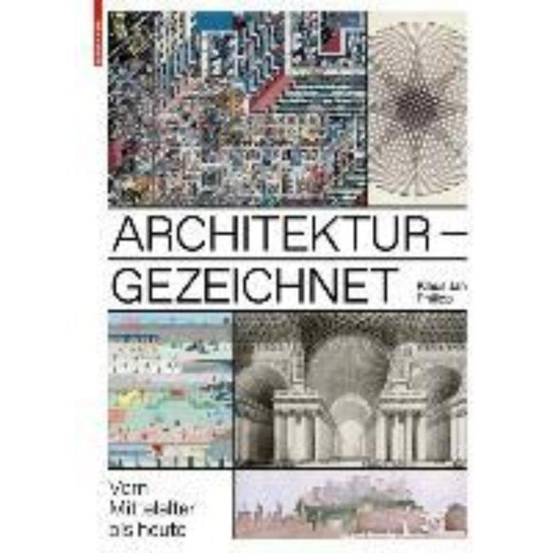 预订【德语】 Architektur - gezeichnet:Vom Mittelalter bis heute