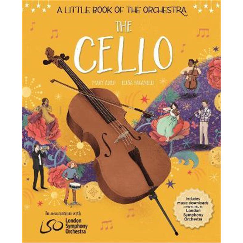 现货 A Little Book of the Orchestra: The Cello 乐团小册子：大提琴 英文原版 进口图书 儿童绘本 精装 音乐故事知识图书