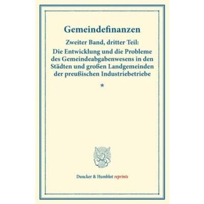 预订【德语】 Gemeindefinanzen.:Zweiter Band, dritter T