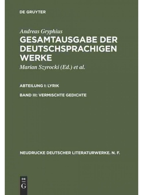 按需印刷不退不换DEG Vermischte Gedichte[9783484170155]