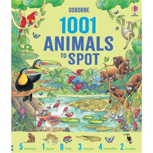 9781836041917 预订1001 Spot Animals