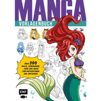 预订【德语】 Manga - Vorlagenbuch:Über 200 Shojo, Chibi, Kemonomimi und mehr starke Charaktere z