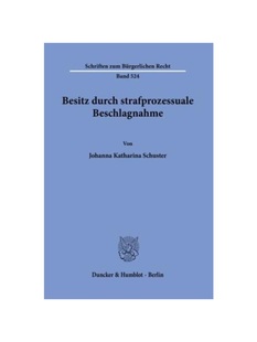 德语 Beschlagnahme. Besitz strafprozessuale Dissertationsschrift durch 预订