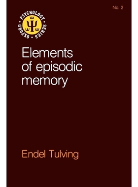 按需印刷Elements of Episodic Memory[9780198521259]