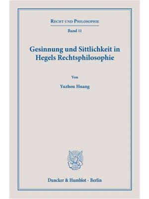 预订【德语】Gesinnung und Sittlichkeit in Hegels Rechtsphilosophie.