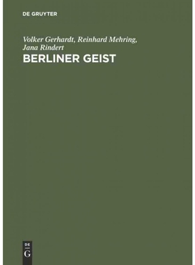 按需印刷DEG Berliner Geist[9783050029610]