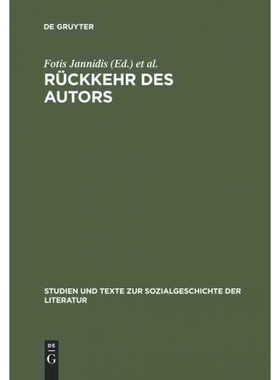 按需印刷DEG Rückkehr des Autors[9783484350717]