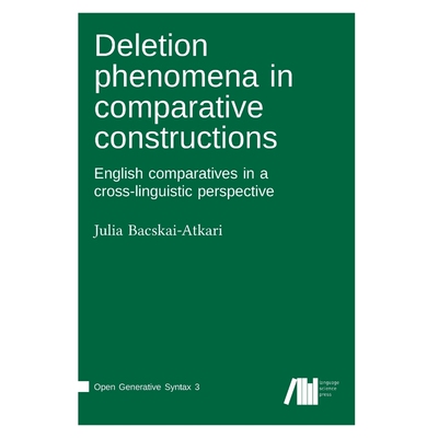 按需印刷Deletion phenomena in comparative constructions[9783961100842]