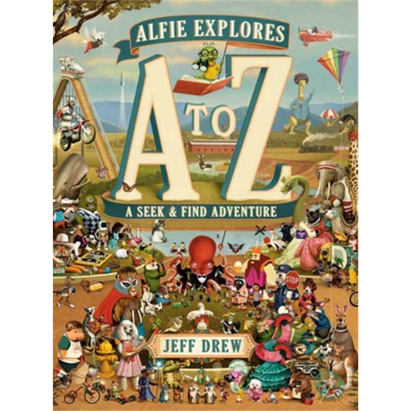 预售【2024新书】Alfie Explores A To Z[9780593813119]