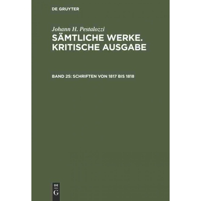 按需印刷DEG Schriften von 1817 bis 1818[9783110057713]