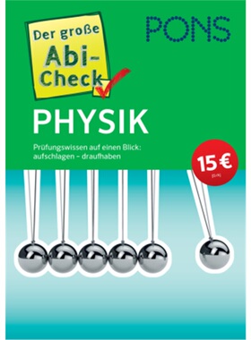 预订不退不换德语 PONS Der große Abi-Check Physik[9783125625815]
