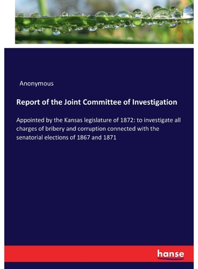 按需印刷不退不换Report of the Joint Committee of Investigation[9783337152628]