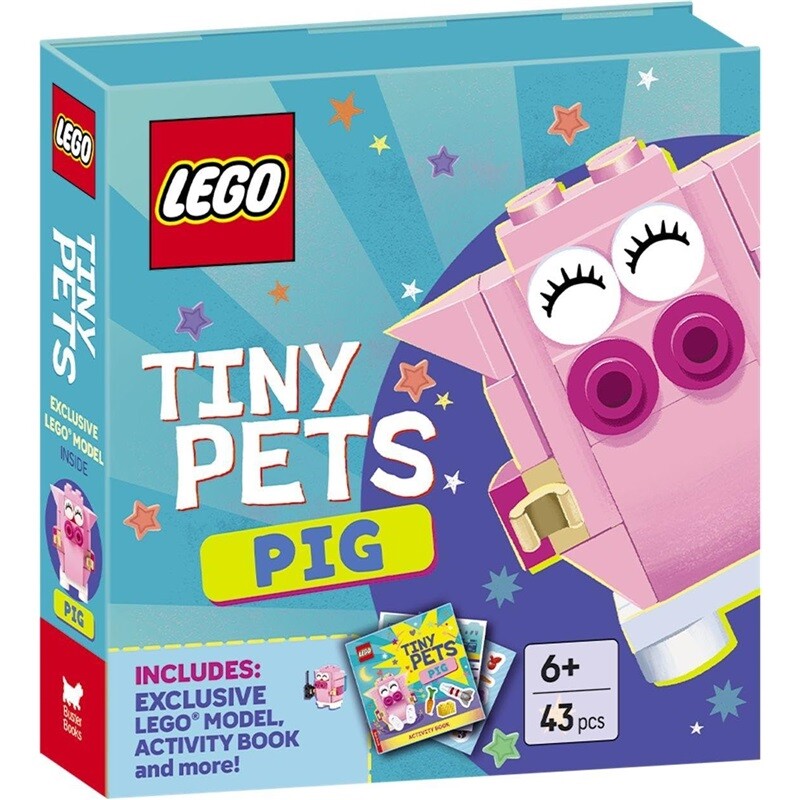 现货 乐高迷你宠物:小猪 乐高迷你宠物 LEGO Tiny Pets: Pig (with exclusive Pig mini-build) 英文原版 上海外文 9781837251964