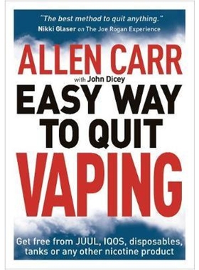 预订Allen Carr's Easy Way to Quit Vaping:Get Free from JUUL, IQOS, Disposables, Tanks or any other Nicotine Product