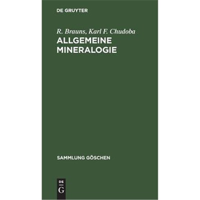 预订【德语】 Allgemeine Mineralogie: