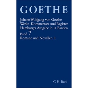 und 德语 预订 Novellen 9783406084874 Werke Tl.2 Goethe Bd. II. Romane