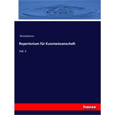 预订不退不换德语Repertorium fur Kunstwissenschaft[9783337720520]