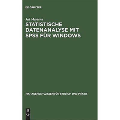 预订【德语】 Statistische Datenanalyse mit SPSS fur Wi