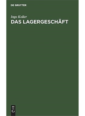 预订【德语】 Das Lagergeschaft:(Sonderausgabe der Komm