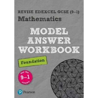 预订Pearson REVISE Edexcel GCSE (9-1) Edexcel Maths Foundation Model Answer Workbook:for home learning, 2022 and 2023 as