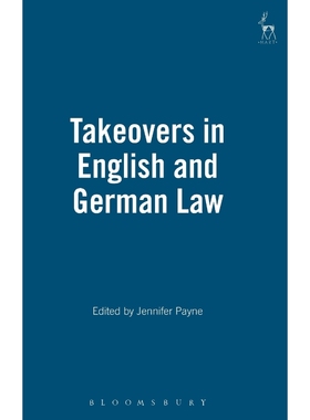 按需印刷Takeovers in English and German Law[9781841133409]