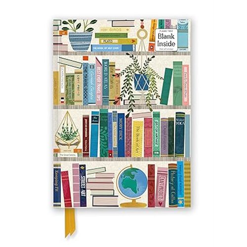 现货Georgia Breeze: Bookshelves (Foiled Blank Journal)[9781835626368]上海外文